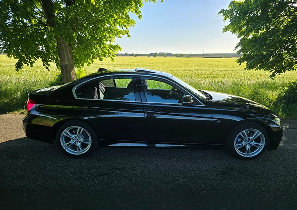 BMW Seria 3 cena 74900 przebieg: 141000, rok produkcji 2015 z Leszno małe 211